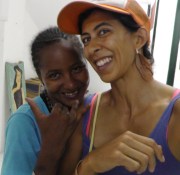 Also during my day in the Pelourinho, I stumbled across a really cool drop in center, working with folks who are living on the street in this part of Salvador.  I met a young woman named Sheila who gave me a tour, during which I learned that she was a rapper too! Before I left, she shared some rhymes with me and we took this shot. 