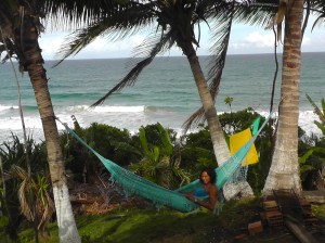 Better than television... check out the view of the surf break I had from my hammock!